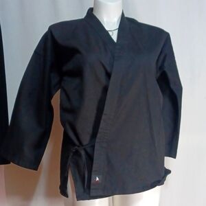 CENTURY KAROTE COAT SIZE 8 IN A BEAUTIFUL BLACK COTTON